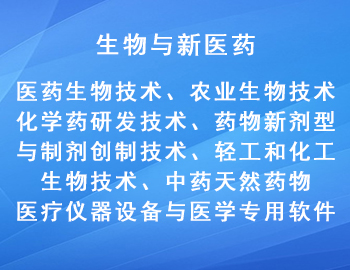 國家重點支持的高新（生物與新醫藥）技術領域有哪些？